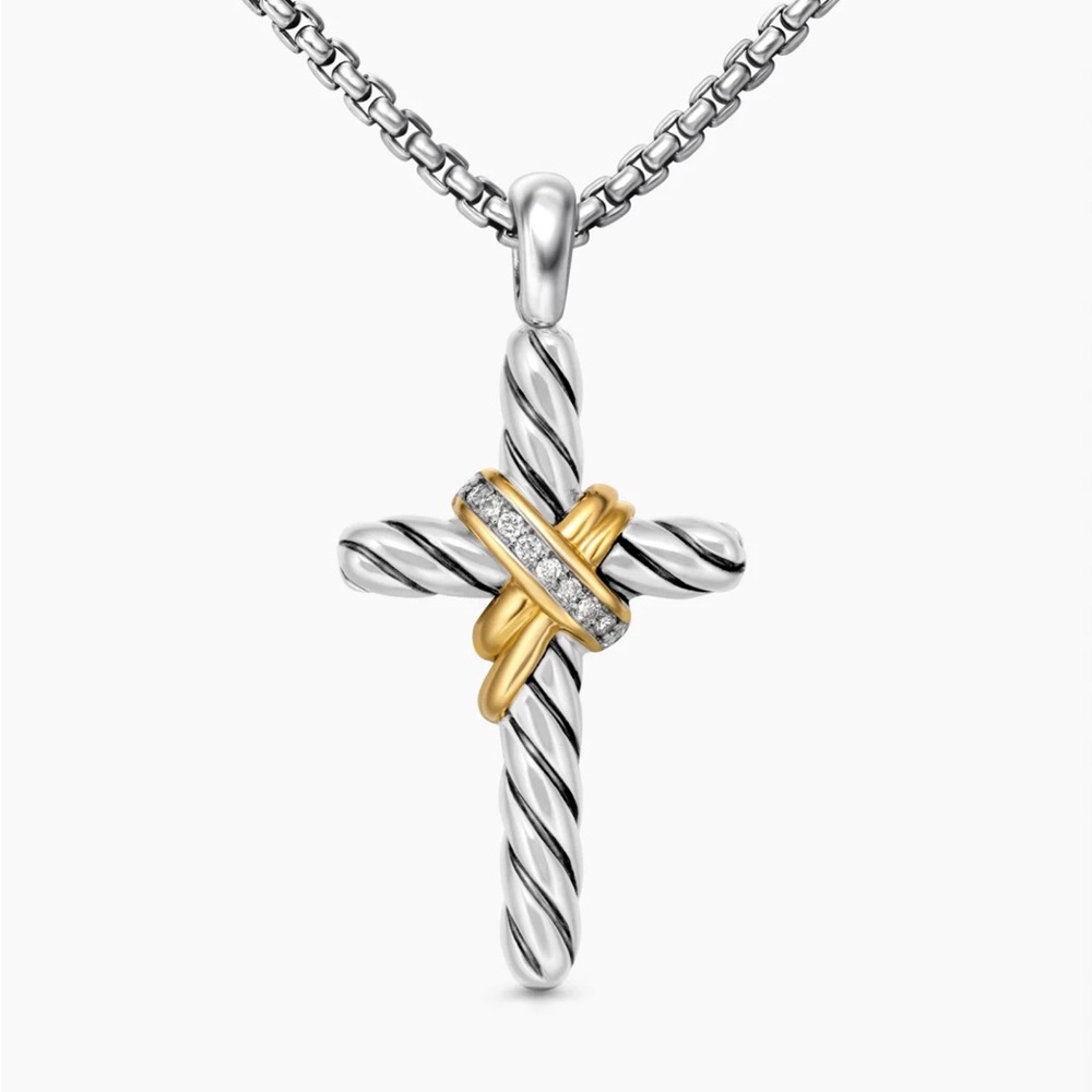 David Yurman X Cross Necklace